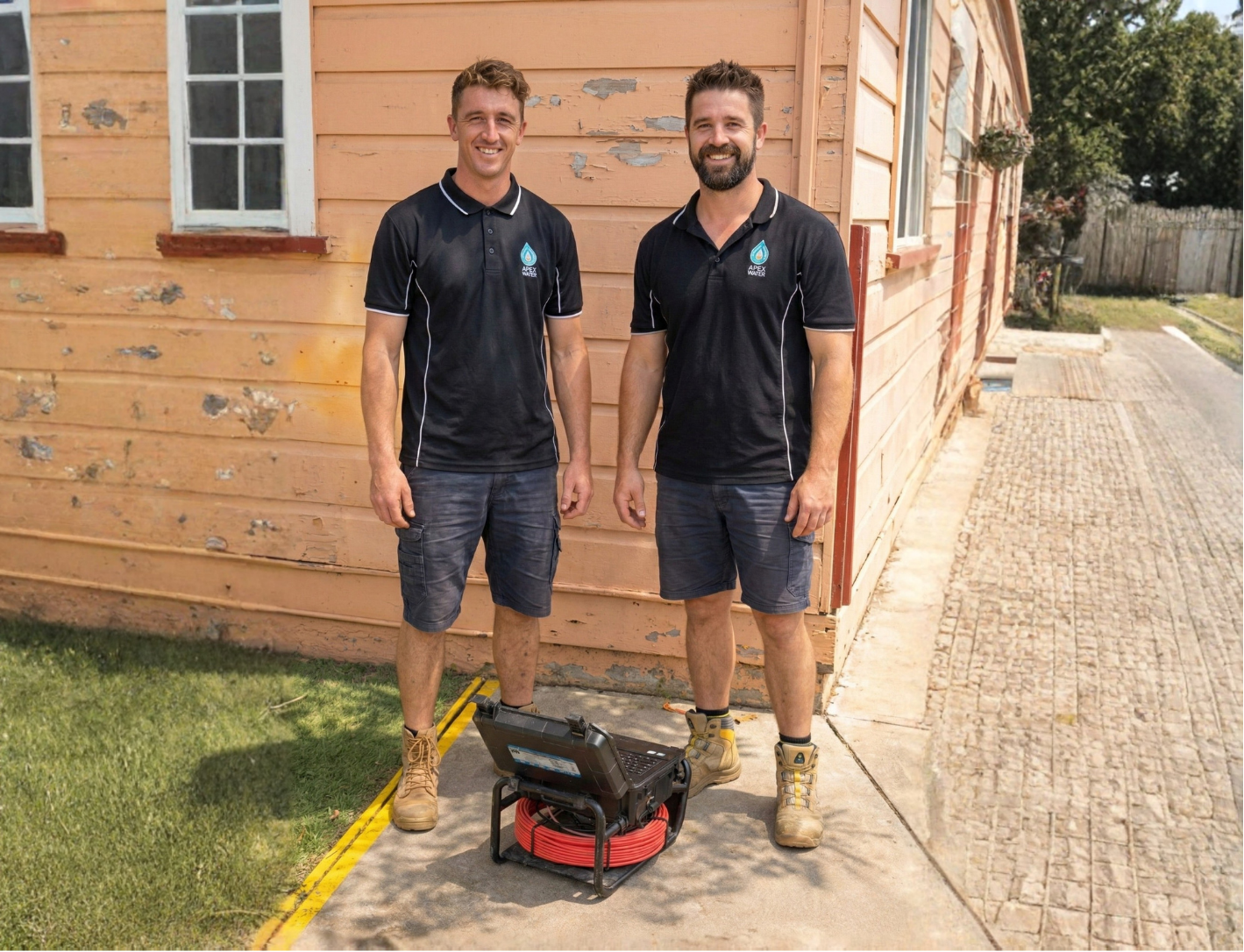 Apex Plumbing team at work